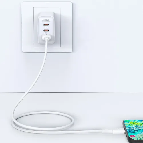 acefast kabel usb - usb typ c 1,2m, 3a biały (c2-04 white) na Arena.pl