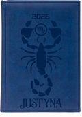 grawerowany Kalendarz A6 2026 planer TYGODNIOWY ZNAK ZODIAKU skorpion IMIĘ