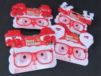 okulary z Mikołajami 12szt.