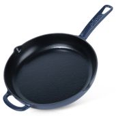 Patelnia Żeliwna Emaliowana na Gaz Indukcję Grill Ognisko Piekarnika 28 cm