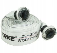 WĄŻ STRAŻACKI PARCIANY DO WODY SZAMBA 2'' 20m DO POMPY VERKE