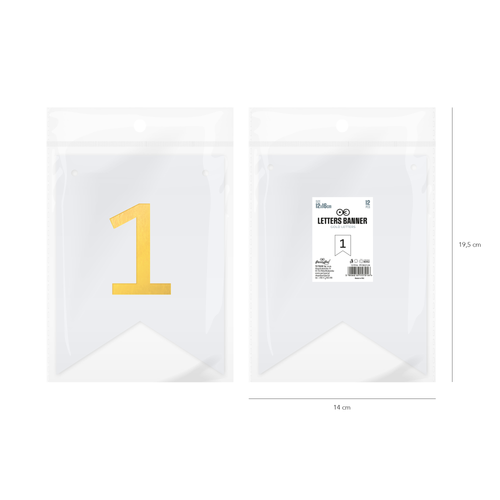 Baner DIY 16 cm - cyfra 1 na Arena.pl