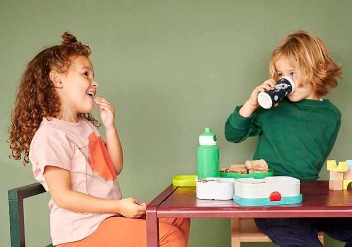 Lunchbox Pojemnik Śniadaniówka 750ml MEPAL Niebieski Żeglarze na Kanapki zdjęcie 7