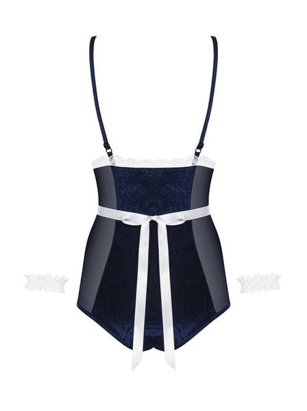Kokieteryjny Kostium Pokojówki Obsessive - Maid S/M zdjęcie 4