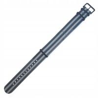 Pasek do zegarka - Traser TS-109042 niebieski,szary 22mm