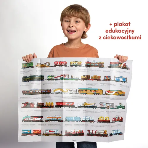 CzuCzu Puzzle dwustronne Pociągi na Arena.pl