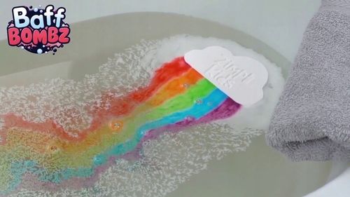 Zabawka do kąpieli dla dzieci Chmurka zmieniająca kolor wody tęcza Zimpli na Arena.pl