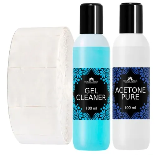 Zestaw MANICURE HYBRYDOWE Startowy do Paznokci LAMPA 48W LED UV AKCESORIA na Arena.pl