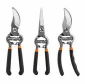 ZESTAW 3 SEKATORÓW OGRODOWYCH NOŻYCE CARBON BRADAS CARBON-STEEL