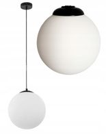 LAMPA WISZĄCA ZWIS ŻYRANDOL SUFITOWY LOFT SZKLANY KLOSZ KULA NA 1 LED E27