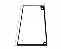 Szyba boczna - bok prawy Volvo BL61 BL70 BL71 11149693