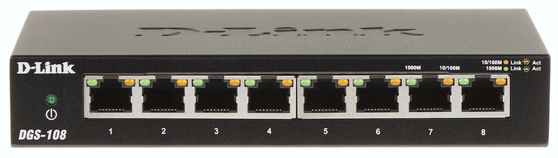 SWITCH DGS-108/E 8-PORTOWY D-Link zdjęcie 12