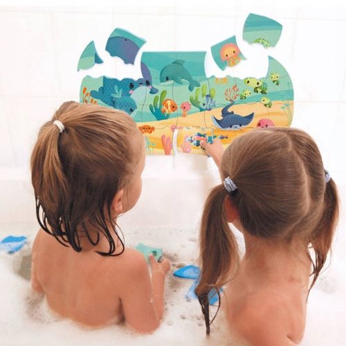 Puzzle Do Kąpieli Ocean 28 elementów 3+ Janod Podwodny Świat Zwierzęta na Arena.pl