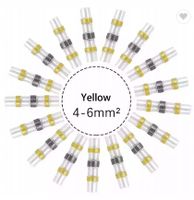 Osłonka termokurczliwa z cyną 4-6mm 50 szt tulejka