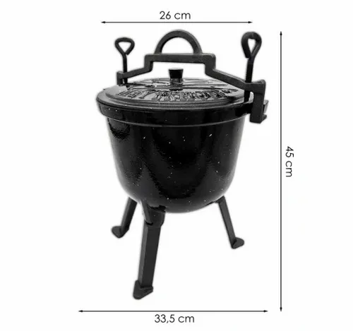 Kociołek żeliwny EMALIOWANY Meyerhoff MARMUREK 8L na Arena.pl