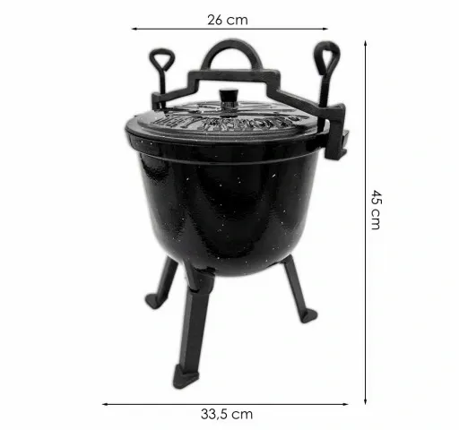 Kociołek żeliwny EMALIOWANY Meyerhoff MARMUREK 8L zdjęcie 5