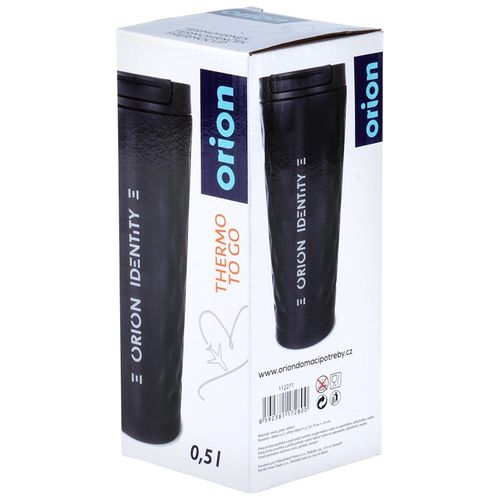 Kubek termiczny stalowy czarny 500 ml na Arena.pl