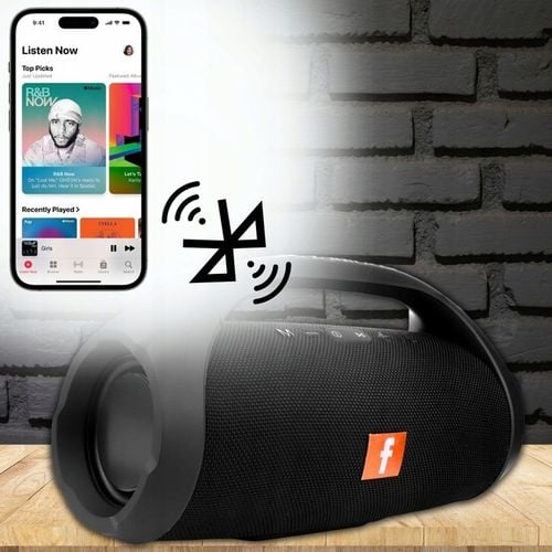 Głośnik Bluetooth Bezprzewodowy BOOMBOX Mobilny USB RADIO LED MP3 na Arena.pl