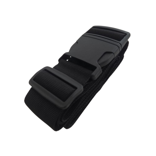 PAS DO WALIZKI ZABEZPIECZAJĄCY SPINAJĄCY BAGAŻ PODRÓŻNY POJEDYNCZY CZARNY na Arena.pl