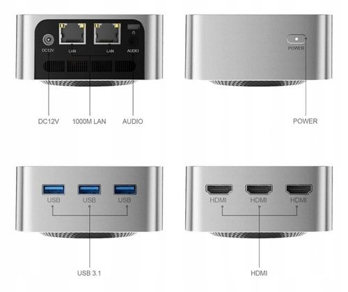 Mini Komputer INTEL Alder Lake N95 - DDR5 16GB - 512GB M.2 - Windows 11 PRO na Arena.pl