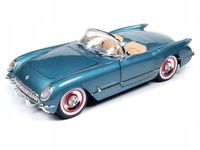 AUTO WORLD 1954 CHEVROLET CORVETTE C1 Convertible Pennant Blue 1:18