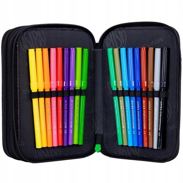 ASTRA PIÓRNIK TRZYKOMOROWY Z WYPOSAŻENIEM DLA CHŁOPCA PIŁKA NOŻNA FOOTBALL zdjęcie 3