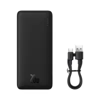 powerbank baseus airpow 10000mah 20w (czarny)