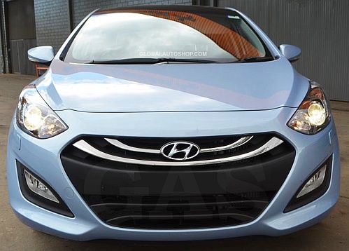 Hyundai Elantra GT - Chromowane Listwy Grill Chrom Atrapy Zderzaka Tuning zdjęcie 2
