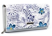 portfel damski skóra+pu pn20-fl-bl-purple