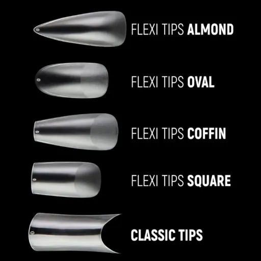 Nails Company Formy Flexi Tips - Almond 240 szt zdjęcie 6