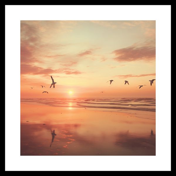 Plakat 40x40cm Spokojna Przystań zdjęcie 3