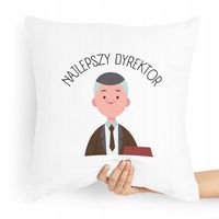 Poduszka Prezent Idealny Dla Dyrektora Dyrektorki Z Nadrukiem Ze Zdjęciem