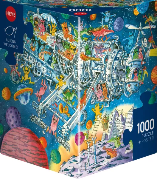 Puzzle 1000 elementów. Obcy, Witajcie ! zdjęcie 1