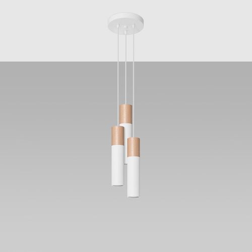Lampa wisząca PABLO 3P biała na Arena.pl