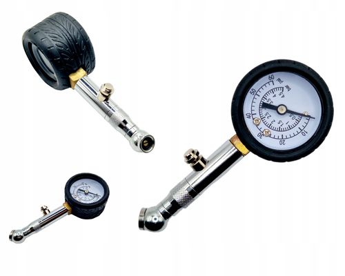 Przenośny miernik ciśnienia w oponach manometr analogowy Falon-Tech na Arena.pl