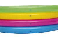 basen dmuchany 4 pierścienie brodzik dla dzieci 157x46cm tęcza bestway