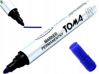 Marker permanentny niebieski Toma 1 szt.