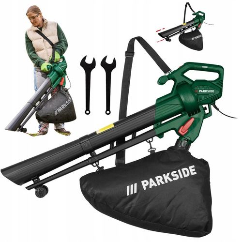 Elektryczna DMUCHAWA I ODKURZACZ DO LIŚCI PARKSIDE PLS 2600 C2 2600 W 3w1 na Arena.pl