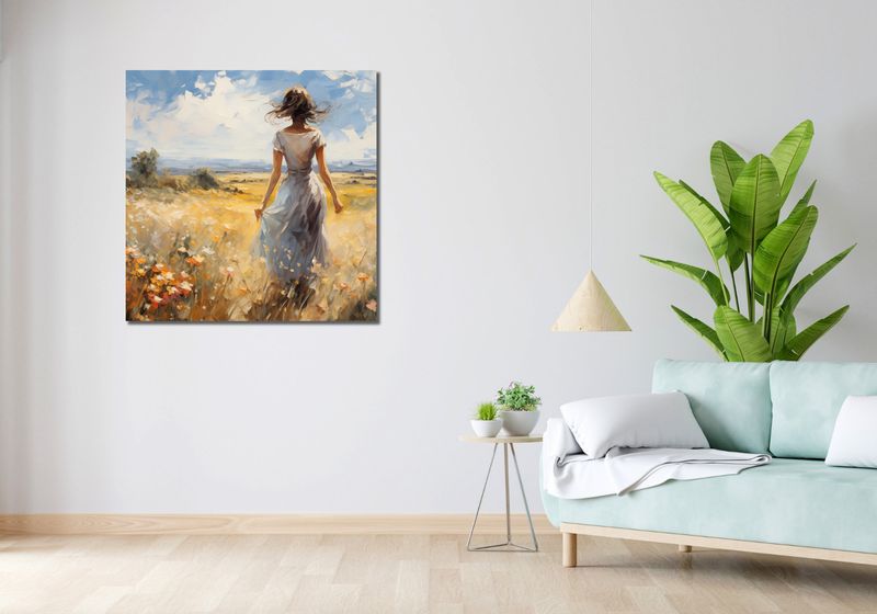 Obraz 90x90cm Podmuch Lata zdjęcie 2