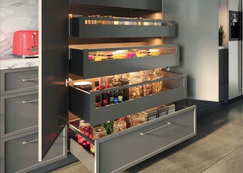 Szuflada GTV Axis PRO antracyt Bardzo Wysoka 500 H199 L500 199 3D 40kg na Arena.pl