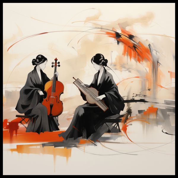 Plakat 90x90cm Harmonia Ciszy zdjęcie 2