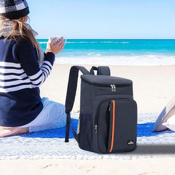 DUŻA POJEMNOŚĆ 18L IZOLACJA PIKNIK PLECAK TORBA DO PRZECHOWYWANIA ŻYWNOŚCI zdjęcie 9