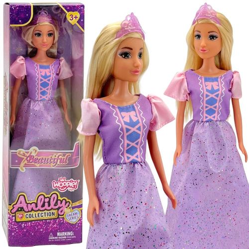 WOOPIE ROYAL Lalka Modowa LILY Piękna Księżniczka z Koroną na Arena.pl