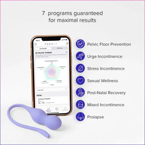 perifit care+ dynamic ćwiczenia mięśni kegla bluetooth lilac na Arena.pl