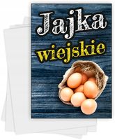 Ulotki A4 reklamowe firmowe 5000 sztuk wiele wzorów JAJA WIEJSKIE