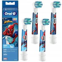 4x ORYGINALNA KOŃCÓWKA ORAL-B STAGES POWER KIDS SPIDERMAN DLA DZIECI