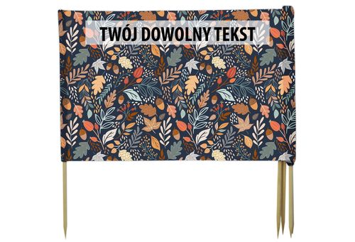 PARAWAN PLAŻOWY Jesień z indywidualnym  napisem 4 PANELE 30.4 na Arena.pl