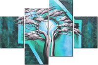 140CM 70 OBRAZ DRZEWO O PÓŁNOCY ŚCIENNY