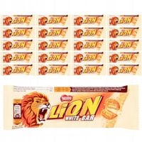 Lion White z karmelem i płatkami pszennymi w białej polewie 42 g x 20 sztuk