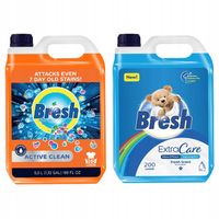 BRESH UNIWERSALNY PŁYN ŻEL DO PRANIA 5L PŁYN DO PŁUKANIA 5L - 350 PRAŃ